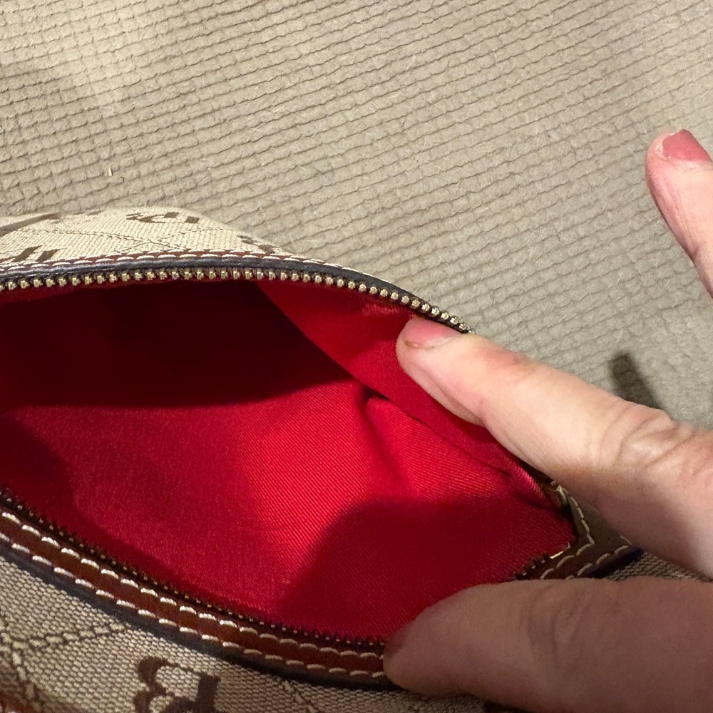 Dooney and Bourke Vintage Signature Canvas Tote - Picture 7 of 17